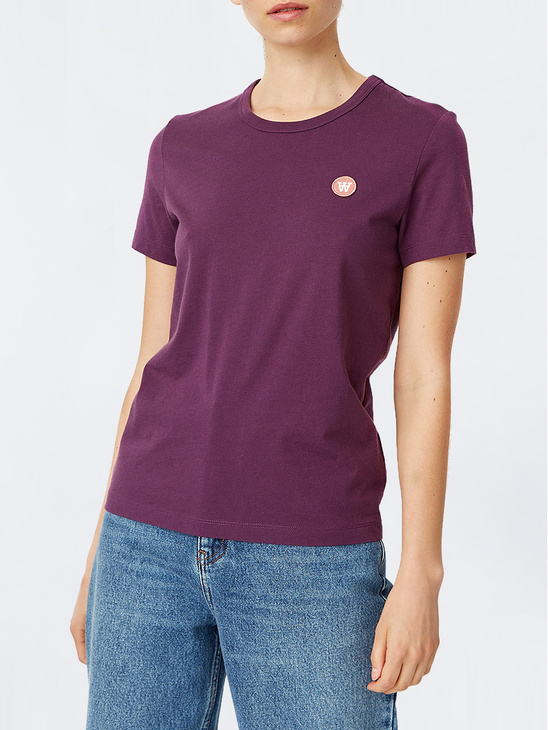 Wood Wood Uma T-shirt Aubergine