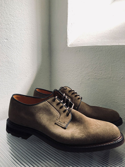 Second Hand Church's Suede Derby Shoes