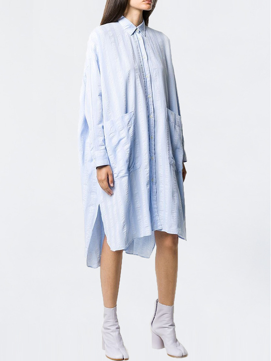 Henrik Vibskov Friendship Shirtdress Light Blue 