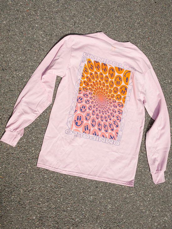 Omnipollo Omnipollo x Aplace Smiley Vortex Pink Longsleeve