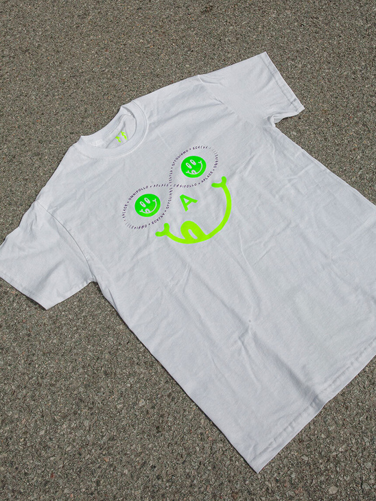 Omnipollo Omnipollo x Aplace Forever Smile White T-Shirt