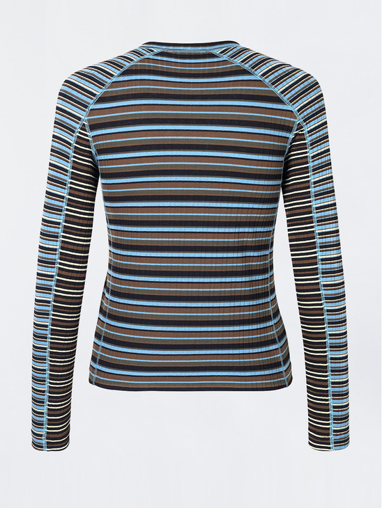 Stine Goya Samara Rib Stripe Ice