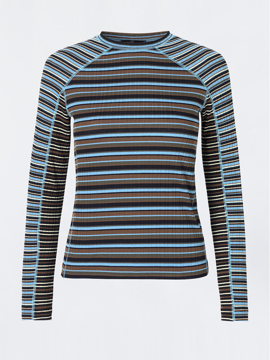Stine Goya Samara Rib Stripe Ice