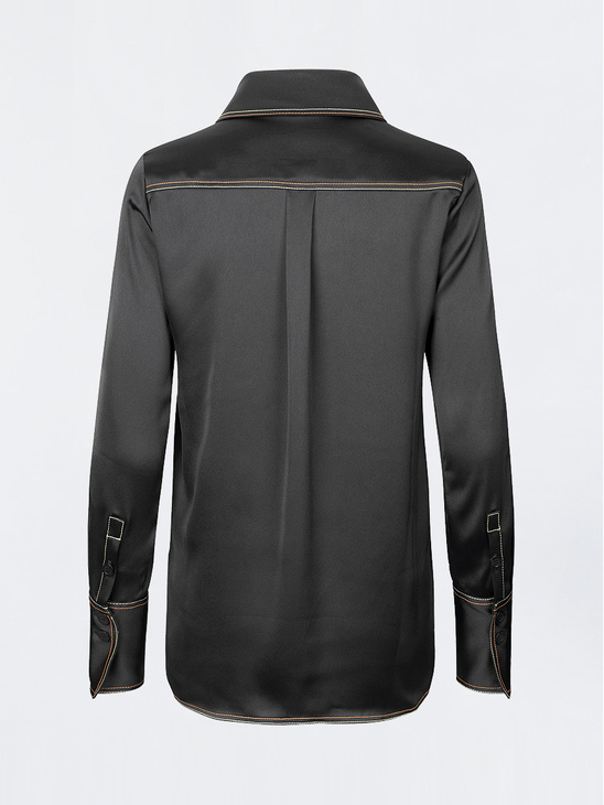 Stine Goya James Solid Sheen Black