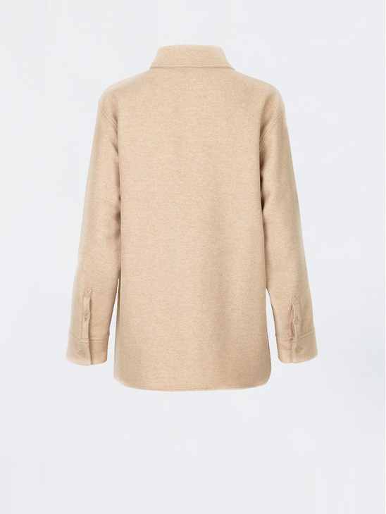 Stine Goya Silvi Wool Overshirt Beige