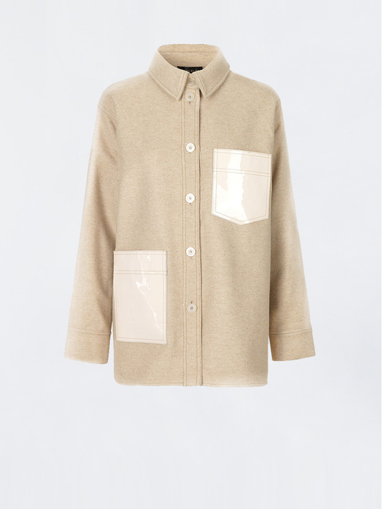 Stine Goya Silvi Wool Overshirt Beige