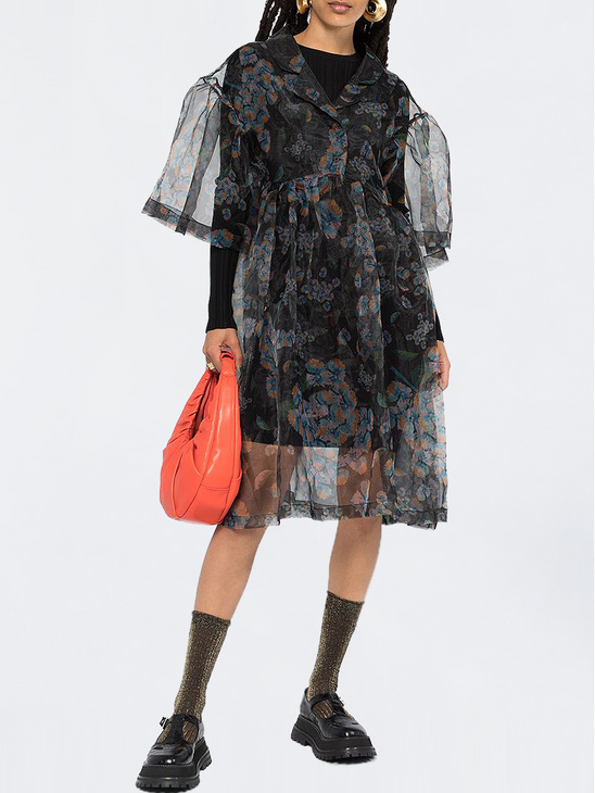 Henrik Vibskov Balsam Dress Flower Brush Print