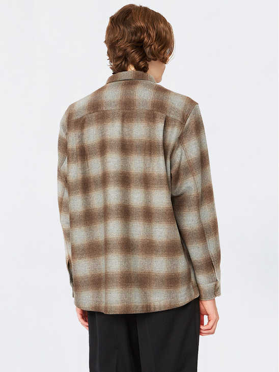 Hope Base Shirt Beige Check