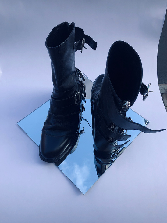 Second Hand Balmain Biker Boots