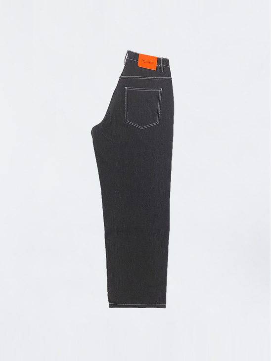 BeWider Super Loose Dark Blue Raw Denim