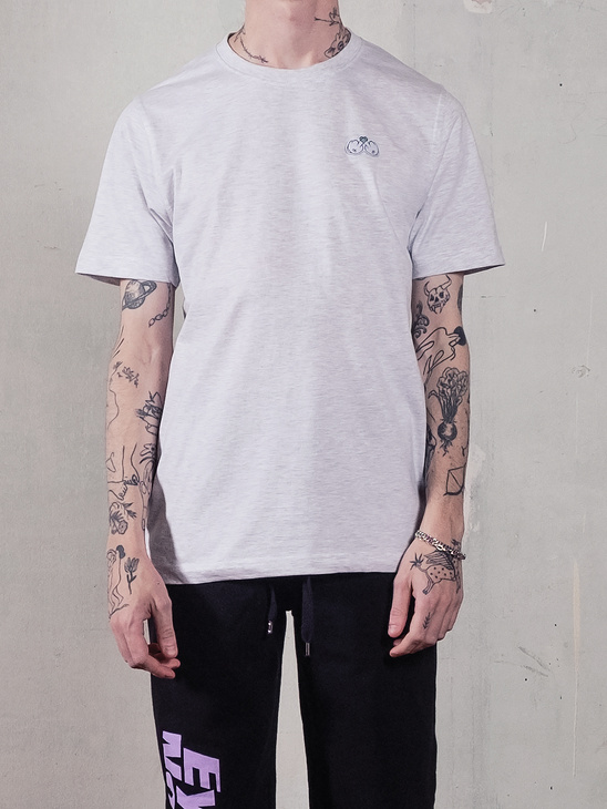 Leslie Tay x Urbanears Teal Green Fingers T-Shirt Grey