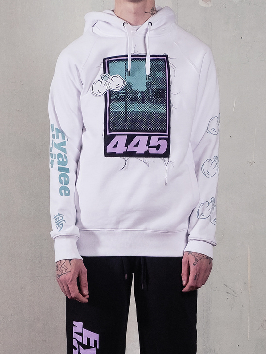 Leslie Tay x Urbanears 445 Hoodie White