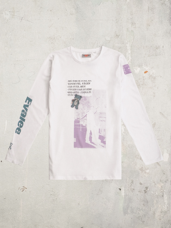 Leslie Tay x Urbanears I Dina Fotspår Longsleeve White