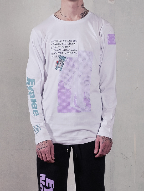 Leslie Tay x Urbanears I Dina Fotspår Longsleeve White