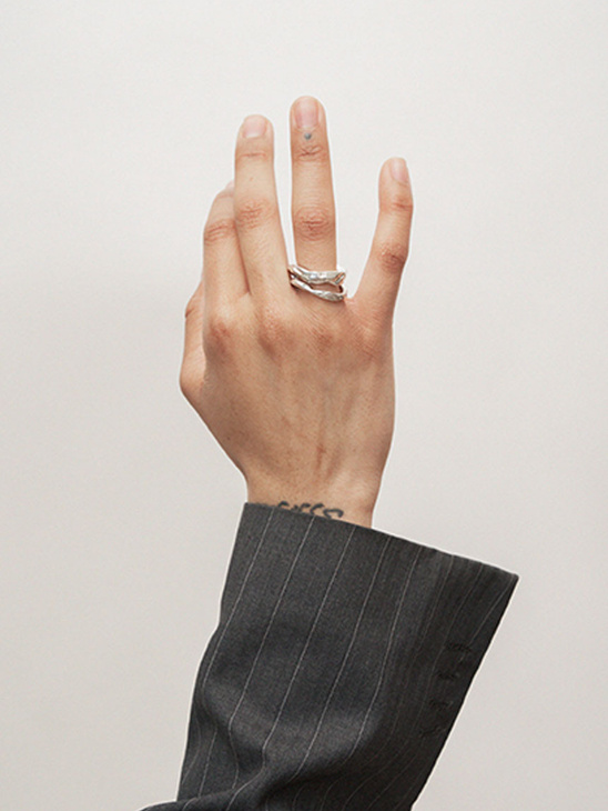 Kultur5 Waves Ring Silver