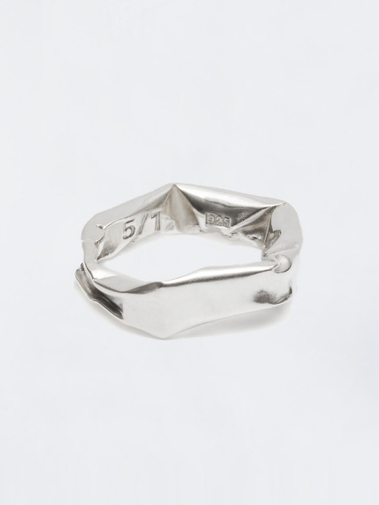 Kultur5 Buckled Ring Silver