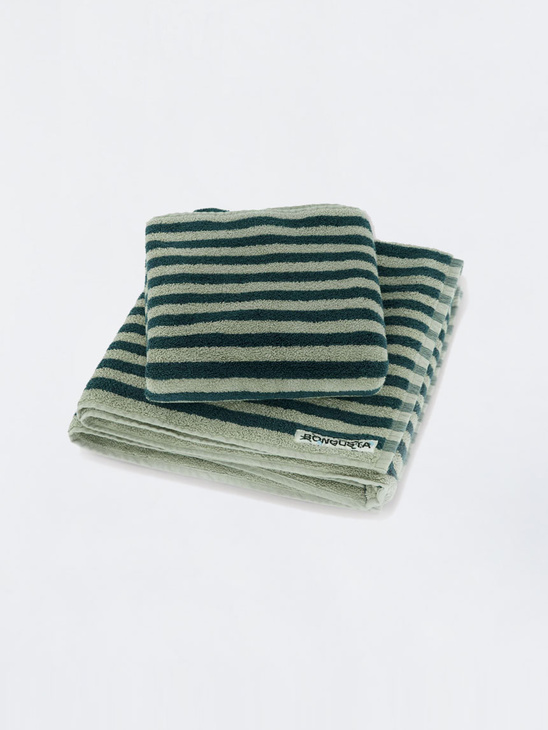 Bongusta Naram Bath Towel Sea Foam / Deep Teal
