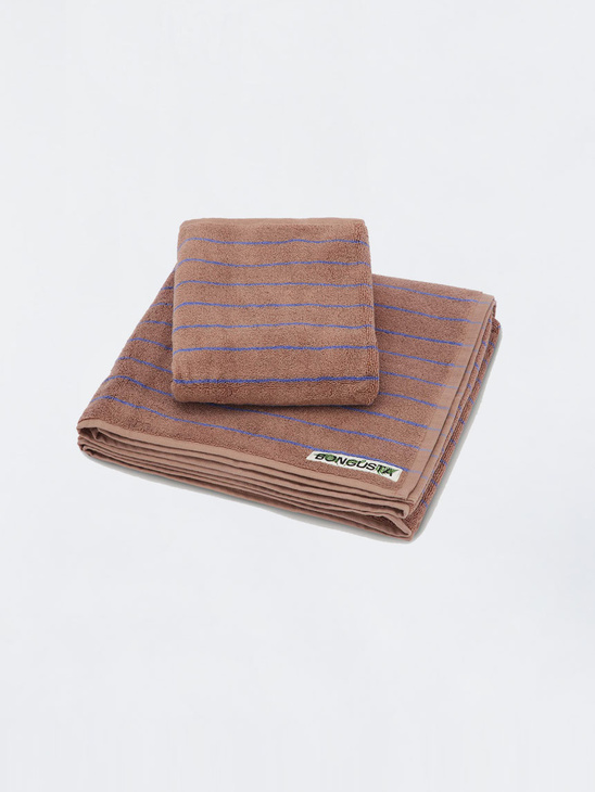Bongusta Naram Guest Towel Camel / Ultramarine Blue