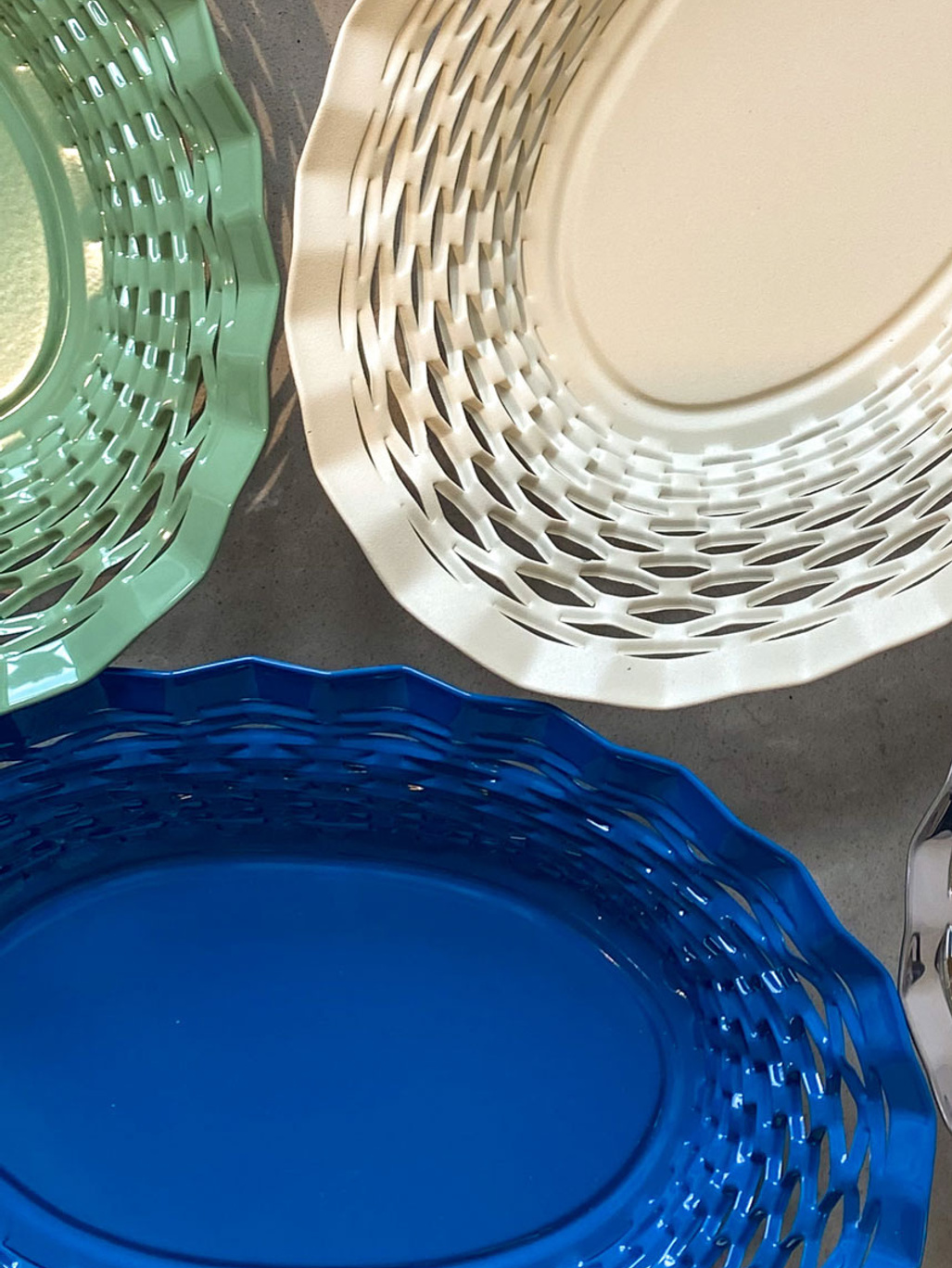 Roger Orfèvre Bread Basket L Creme