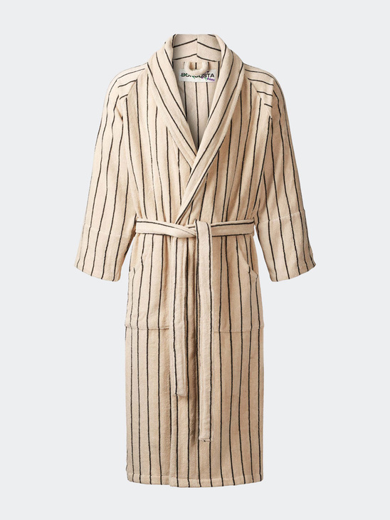 Bongusta Naram Bathrobe Creme / Ink