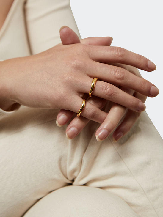 Trine Tuxen Jewelry Hayden Ring Gold Plated