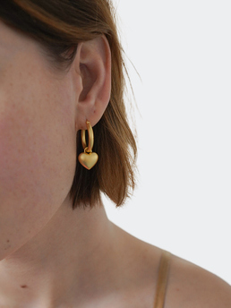 Trine Tuxen Jewelry Fiona Hoop  Gold Plated