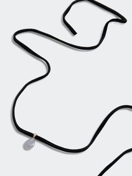 Trine Tuxen Jewelry Velour Band Black Black