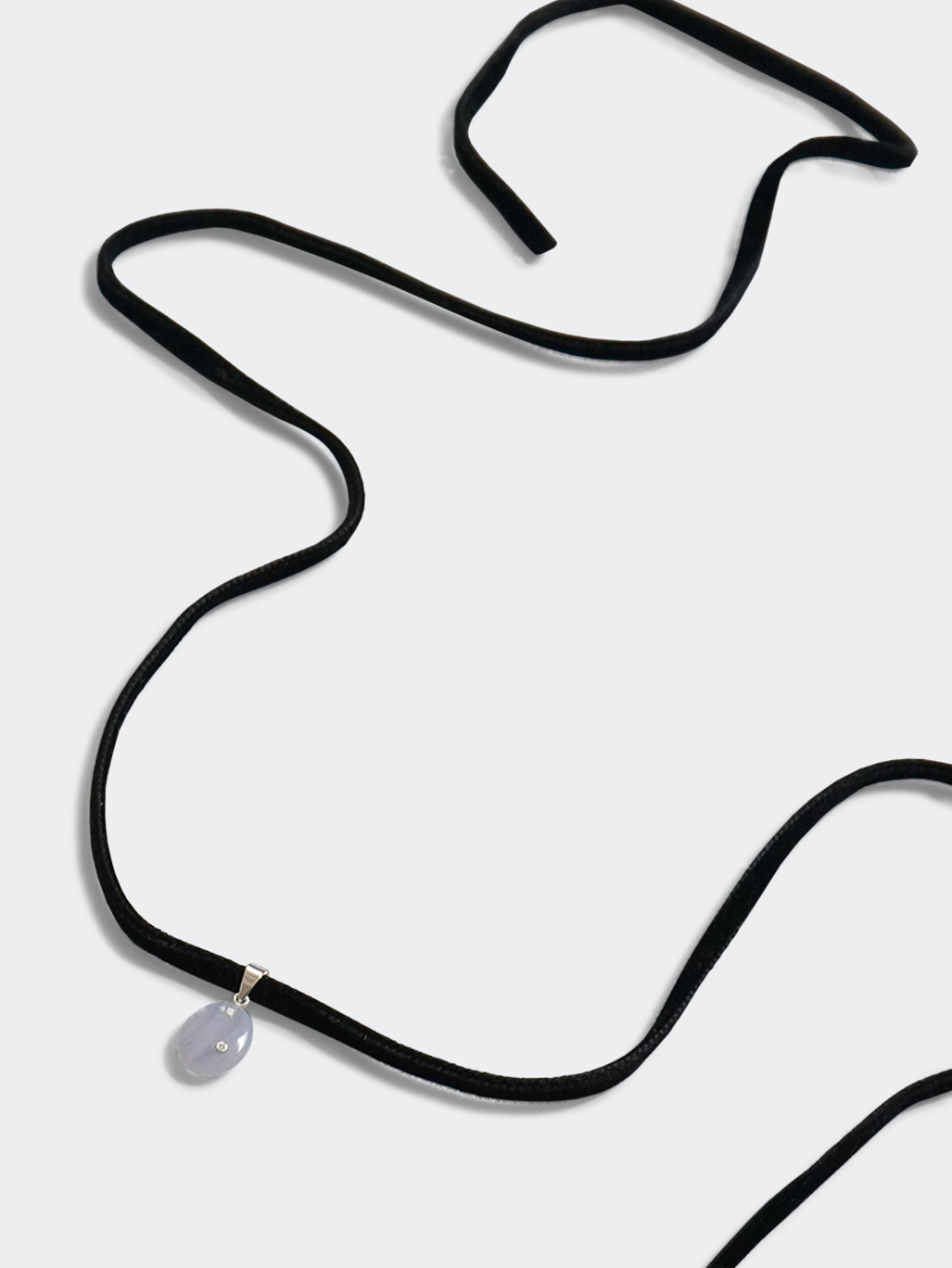 Trine Tuxen Jewelry Velour Band Black Black