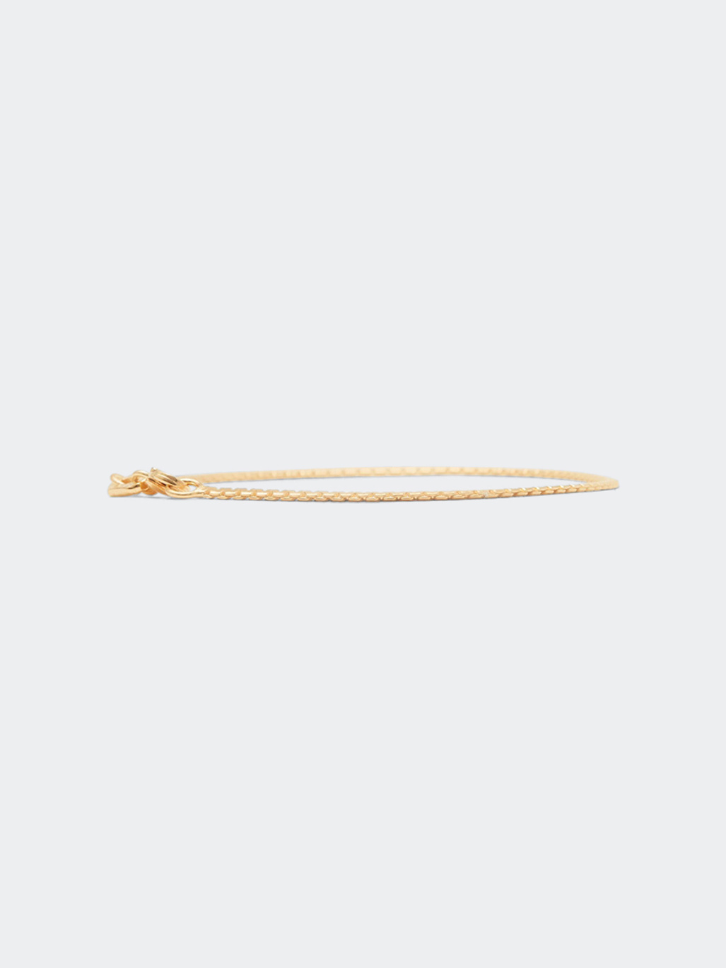 Cornelia Webb Slized Zigzag Bracelet Mini .53 Gold Plated Sterling