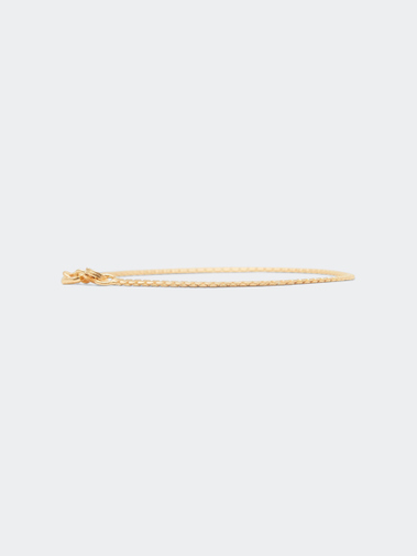 Cornelia Webb Slized Zigzag Bracelet Mini .53 Gold Plated Sterling