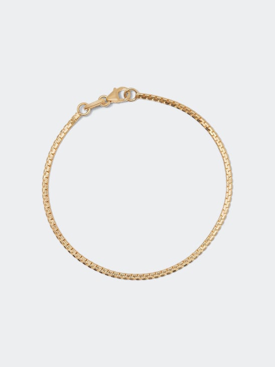 Cornelia Webb Slized Zigzag Bracelet Mini .53 Gold Plated Sterling