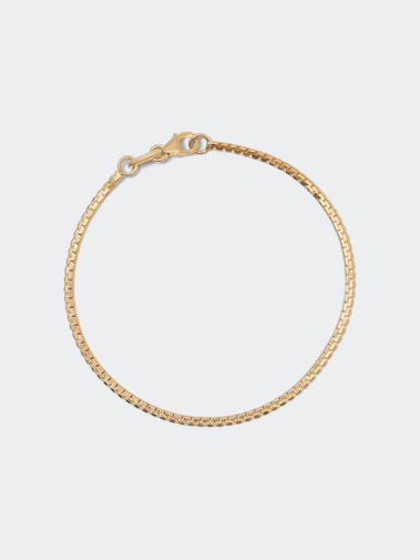Cornelia Webb Slized Zigzag Bracelet Mini .53 Gold Plated Sterling