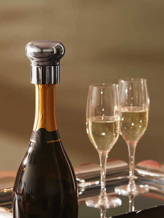 Alessi Noe Wine Bottle Stopper Steel