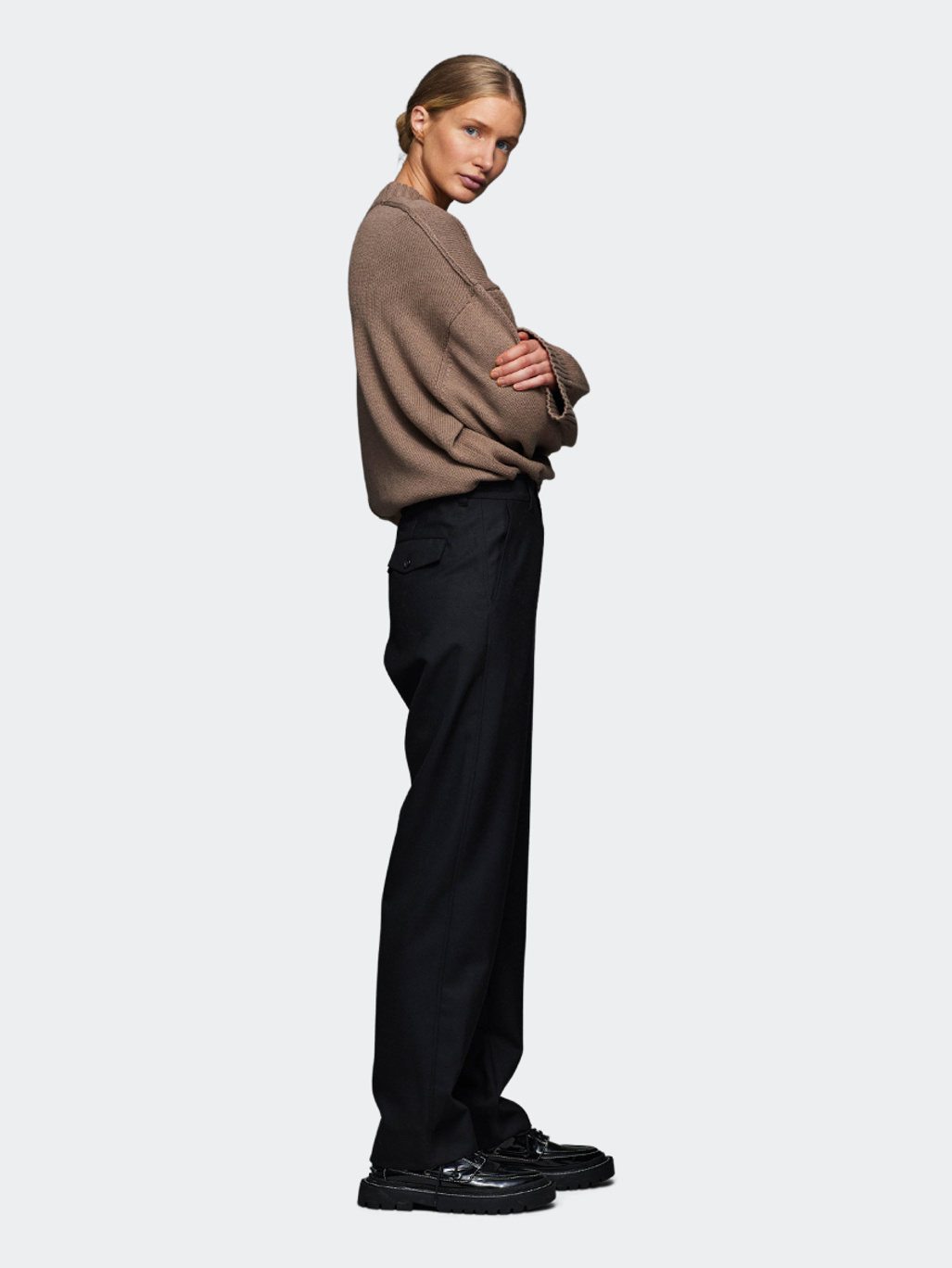 ADNYM Tivon Trouser Smoke Black