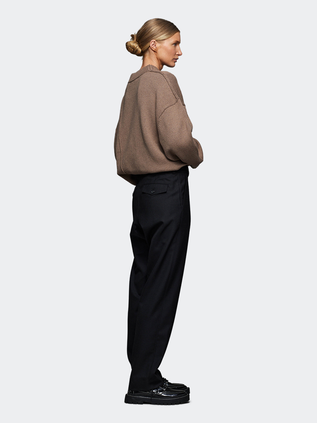 ADNYM Tivon Trouser Smoke Black
