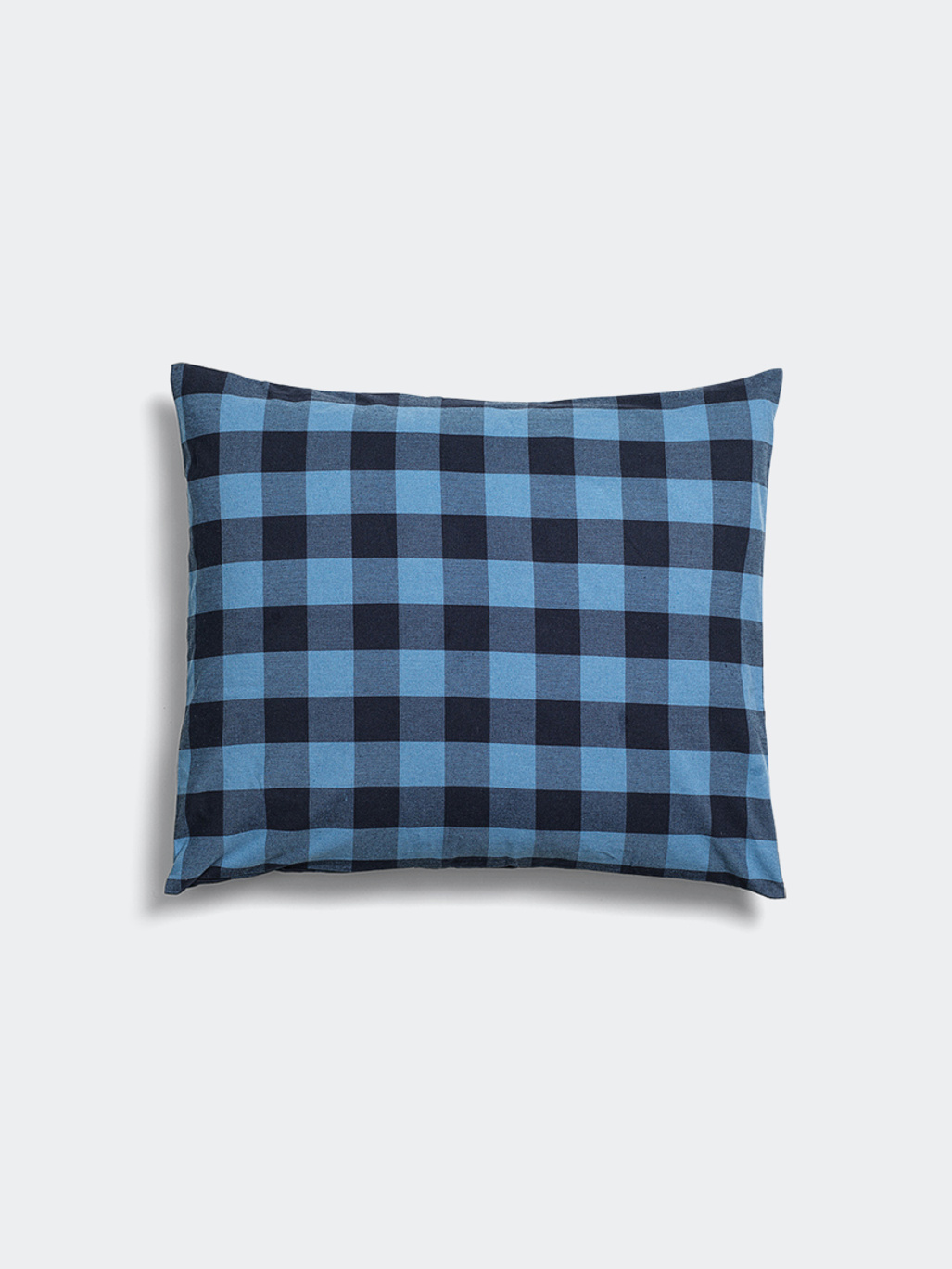 Midnatt Cushion Cover Chequered Blue