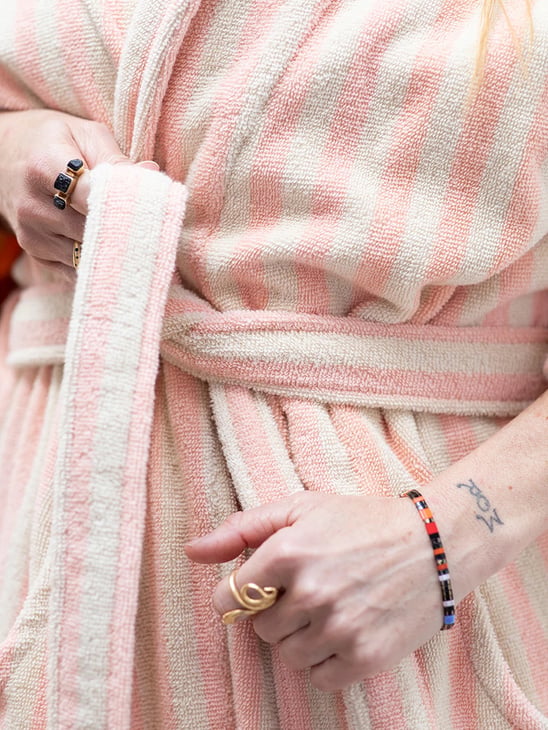 Bongusta Naram Bathrobe Tropical / Creme