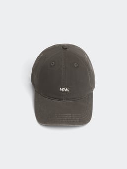 Wood Wood Low Profile Twill Cap 1004 Dark Grey
