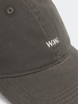 Wood Wood Low Profile Twill Cap 1004 Dark Grey