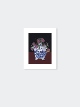 The Poster Club Jaron Su - Frittilaria Meleagris In Tulip Vase