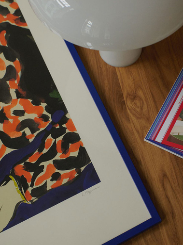 The Poster Club Blue Wood Frame 50x70