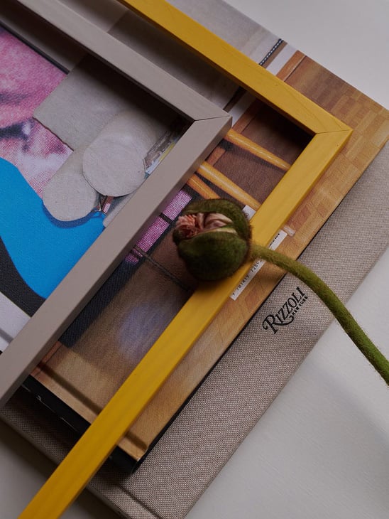 The Poster Club Yellow Wood Frame 50x70