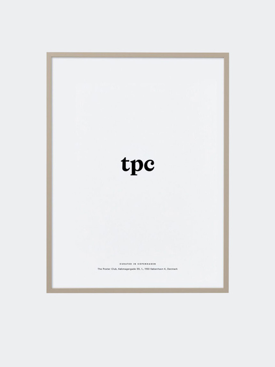 The Poster Club Beige Wood Frame 50x70
