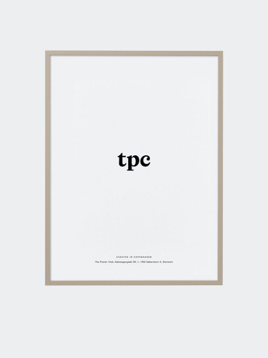 The Poster Club Beige Wood Frame 50x70