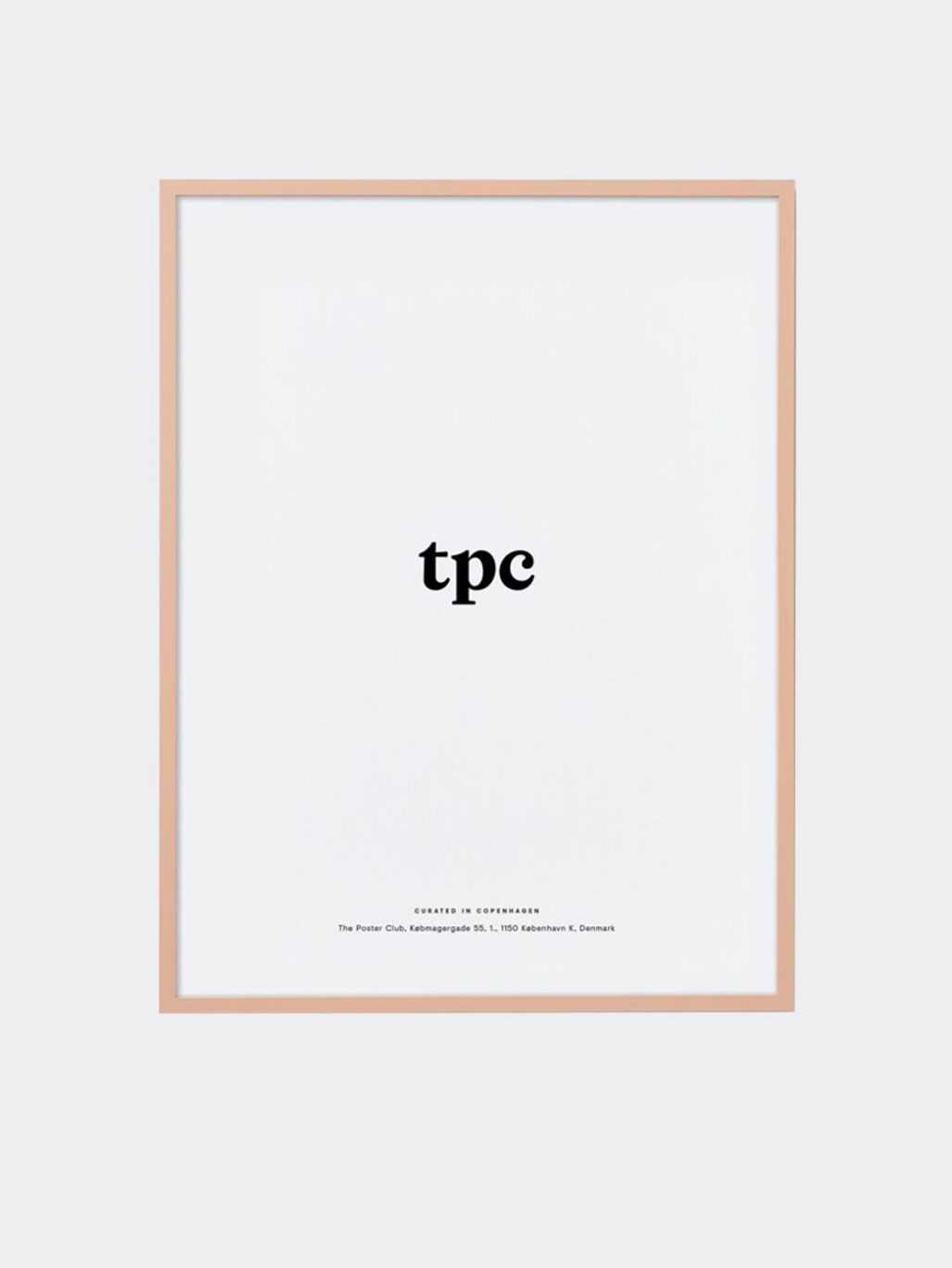 The Poster Club Pink Wood Frame 50x70