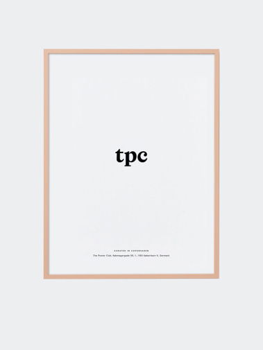 The Poster Club Pink Wood Frame 50x70