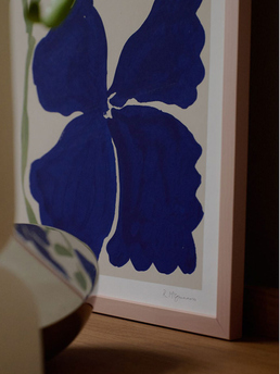 The Poster Club Pink Wood Frame 50x70