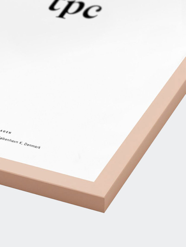 The Poster Club Pink Wood Frame 50x70