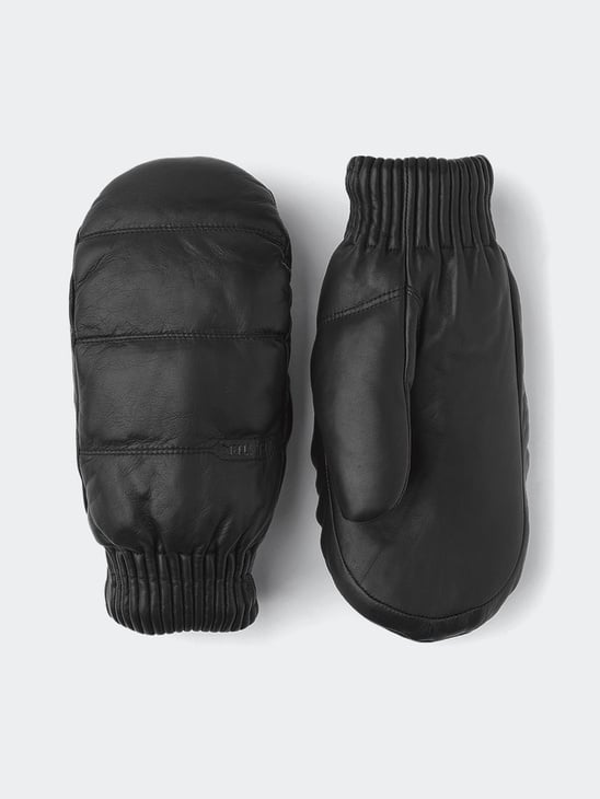 Hestra Valdres Mitt Black