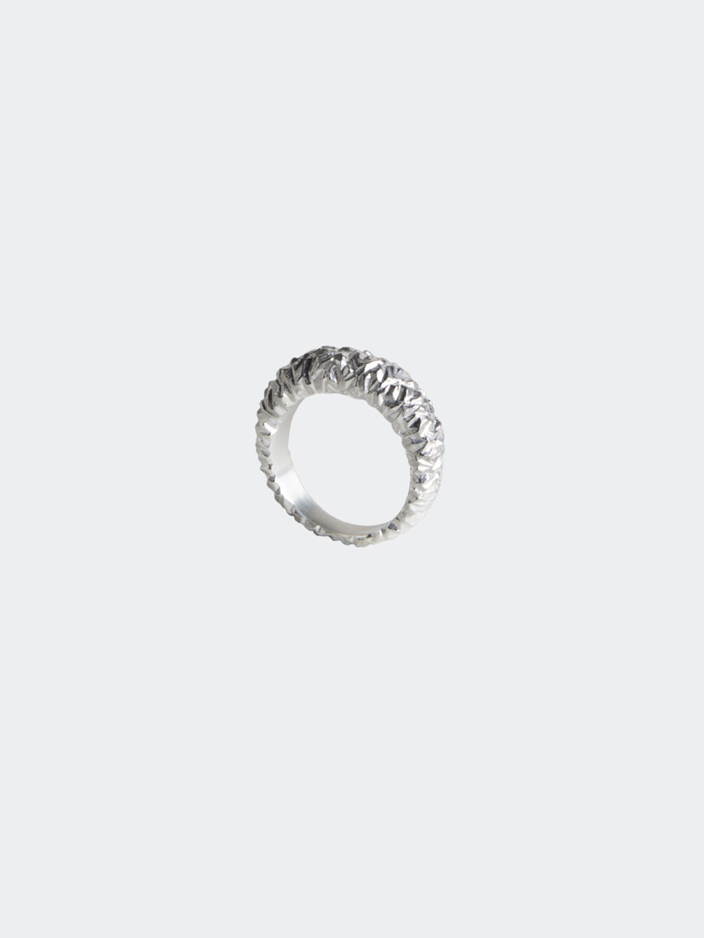 Avidue Rubble Ring Silver